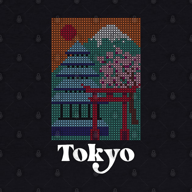 Tokyo City Cross Stitch Needlepoint and Craft by YourGoods